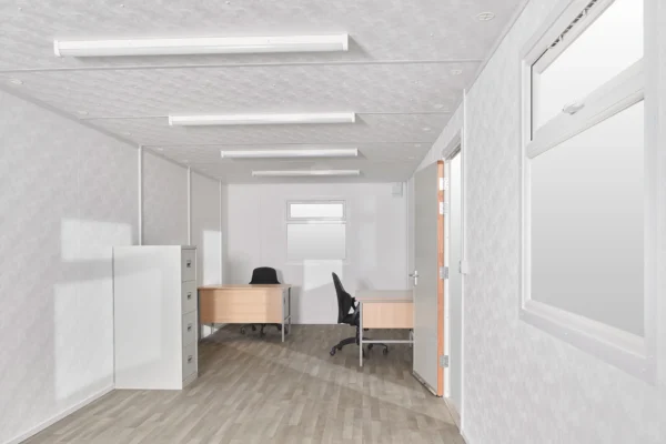 48Ft x 10Ft Jackleg Office Cabin - Image 2