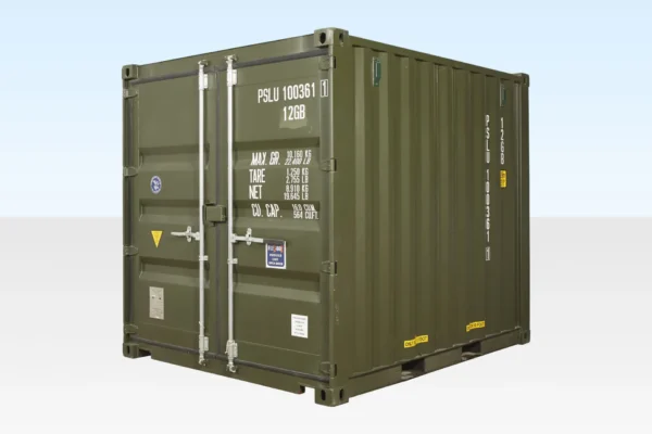 10ft x 8ft Shipping Container – Green