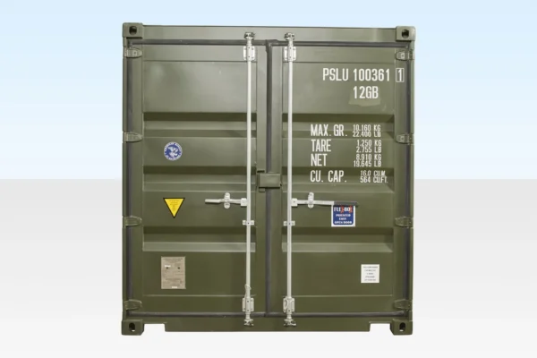 10Ft X 8Ft Shipping Container (One Trip) – Green - Image 3