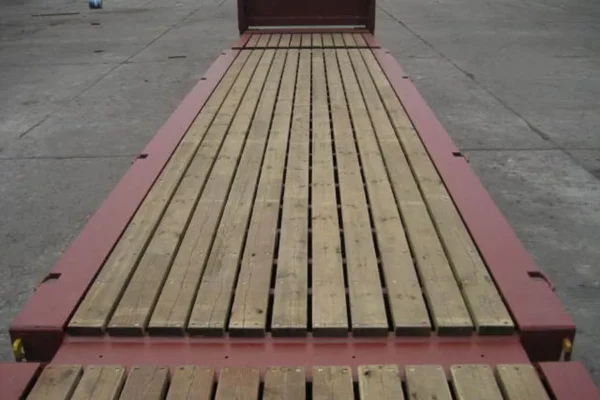 40Ft X 8Ft Used Flat Rack Shipping Container - Image 4