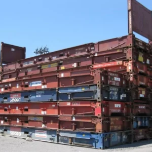 40Ft X 8Ft Used Flat Rack Shipping Container