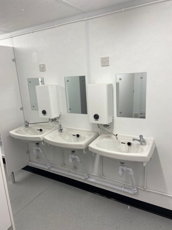4+1 Steel Toilet Cabin 20Ft x 9Ft - Image 2