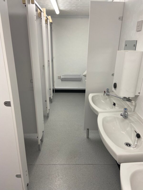 4+1 Steel Toilet Cabin 20Ft x 9Ft - Image 3