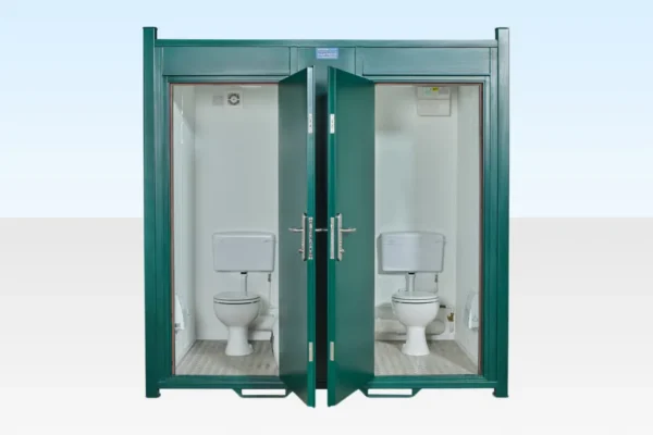 Steel AV Twin Toilet Unit