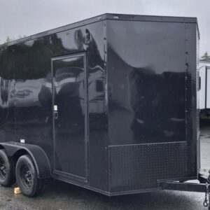 Fast Cargo 6×12 Tandem Axle Blackout Enclosed Trailer