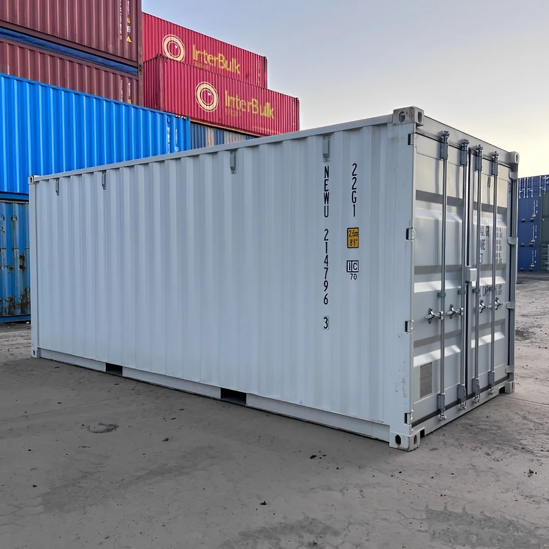 20Ft Shipping Container (One Trip) – White | Premium Quality