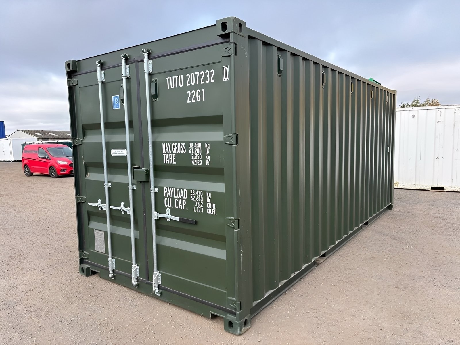 20Ft Shipping Container (One Trip) – Dark Green | Premium Quality - Image 2