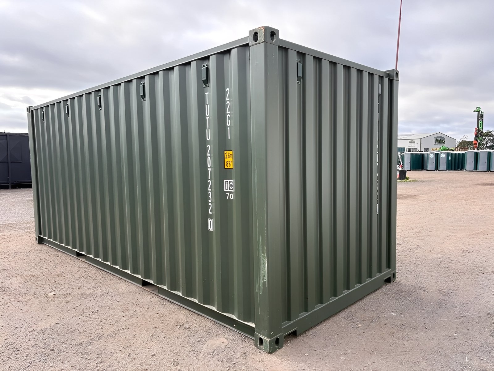 20Ft Shipping Container (One Trip) – Dark Green | Premium Quality - Image 4