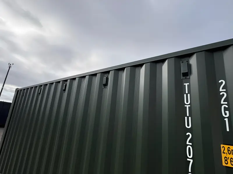 20Ft Shipping Container (One Trip) – Dark Green | Premium Quality - Image 8