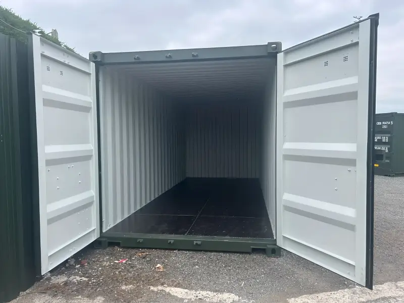 20Ft Shipping Container (One Trip) – Dark Green | Premium Quality - Image 3