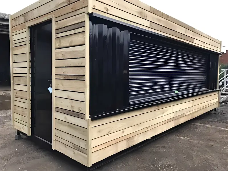 20ft x 8ft Cladded Food/Drink Outlet Shipping Container | Premium Quality