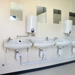 4+1 Steel Toilet Cabin 20Ft x 9Ft | Premium Quality