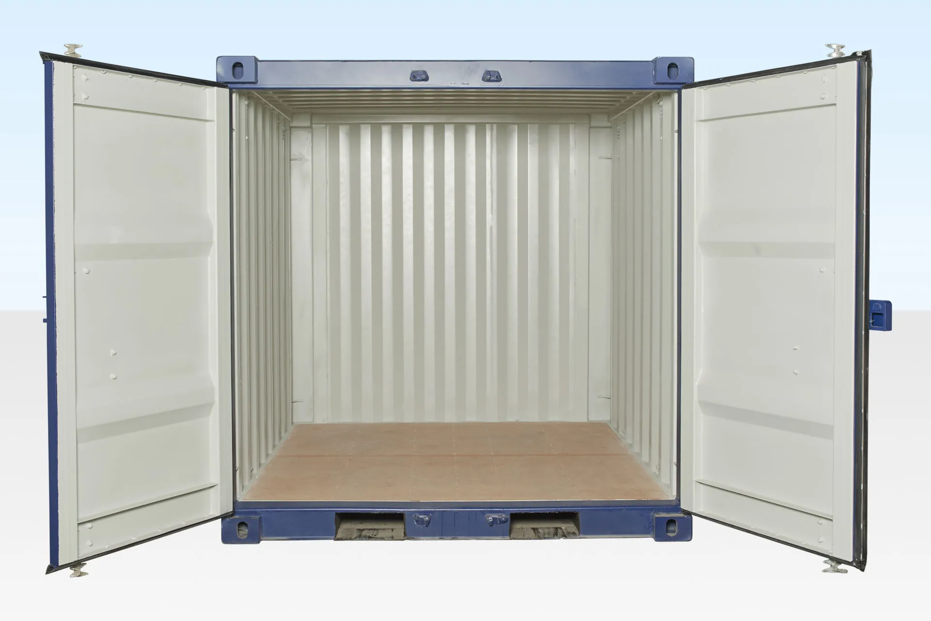 8Ft Shipping Container One Trip (Blue) | Premium Quality - Image 2