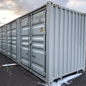 New 40ft One-Trip High Cube Shipping Container with 4 Side Doors