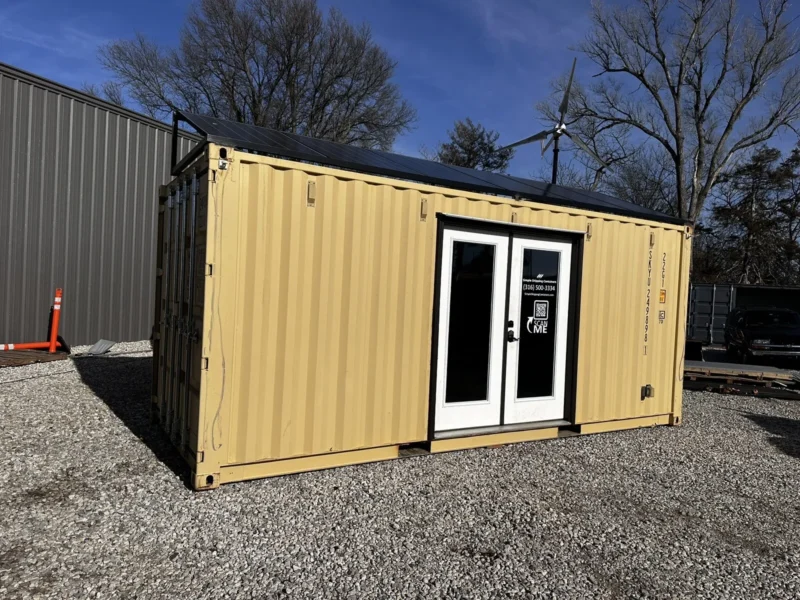20ft Solar-Powered Shipping Container Office - Image 3