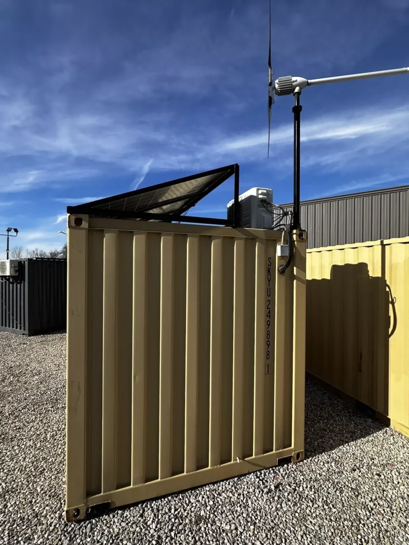 20ft Solar-Powered Shipping Container Office - Image 2