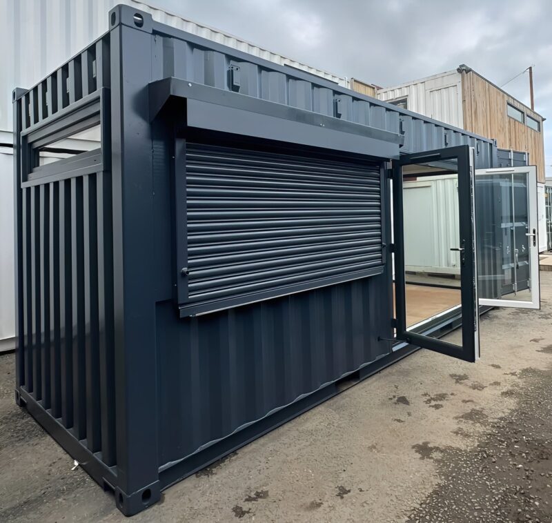 20ft x 8ft Custom Shipping Container Conversion – Portable Building - Image 2