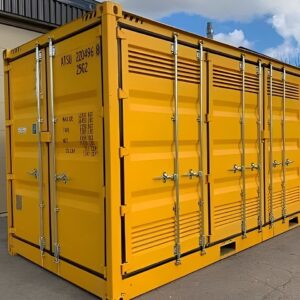 30ft x 8ft One-Trip Yellow Shipping Container for Sale