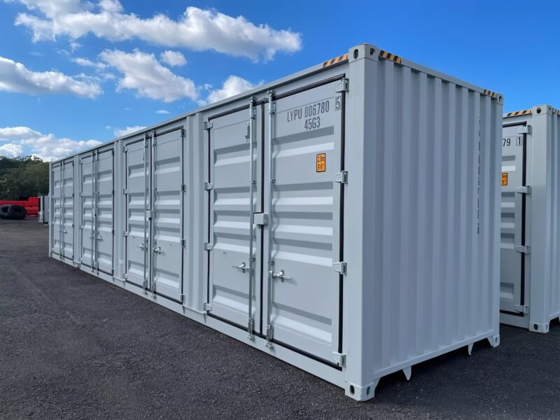 New 40ft One-Trip High Cube Shipping Container with 4 Side Doors - Image 3