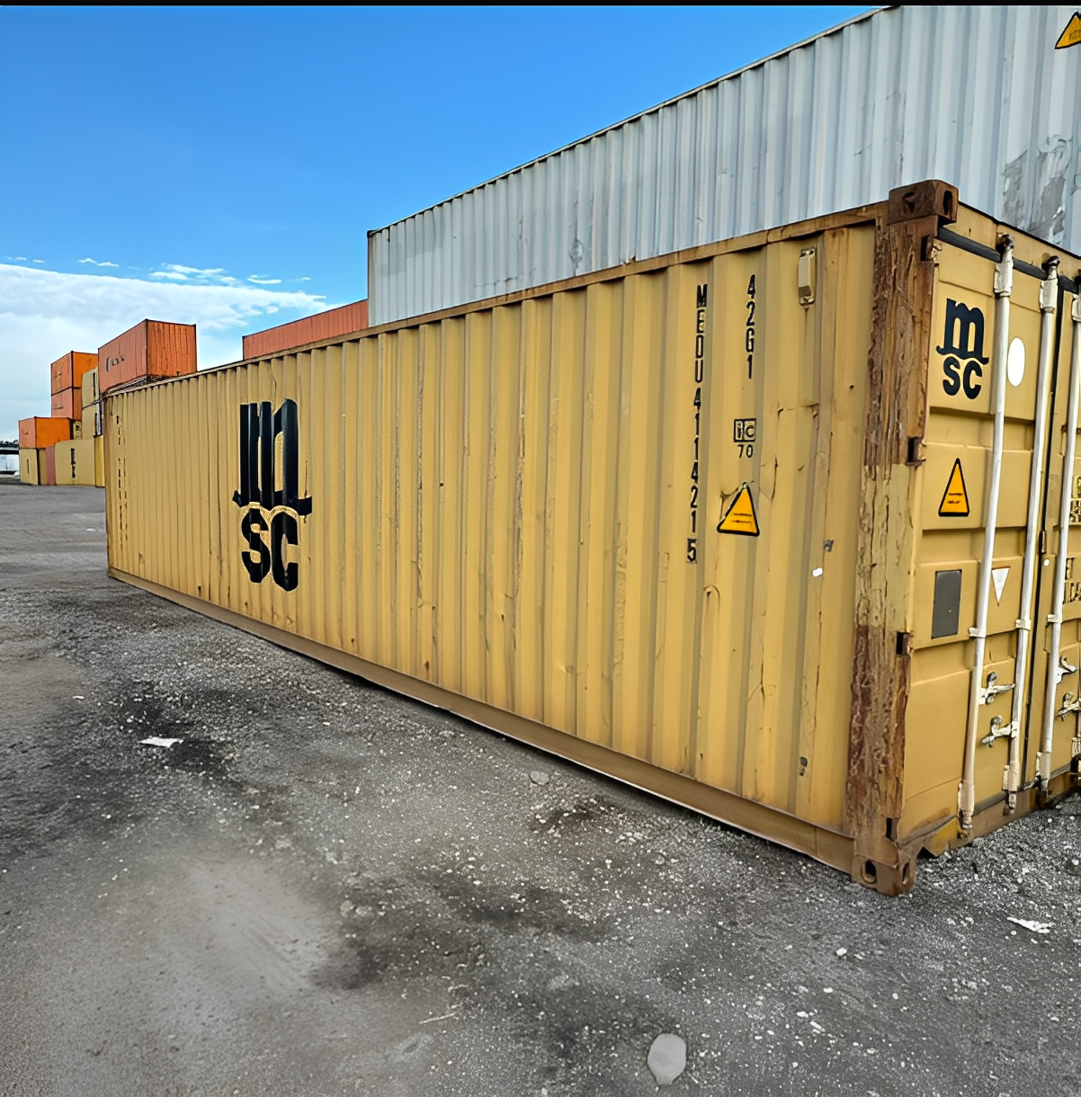 40ft x 8ft Used Standard Shipping Container for Sale