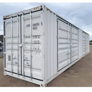 New 40ft High Cube Storage Container with 2 Side Doors