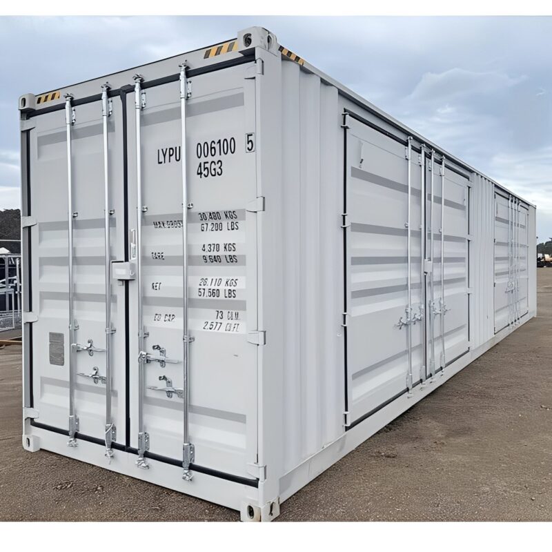New 40ft High Cube Storage Container with 2 Side Doors
