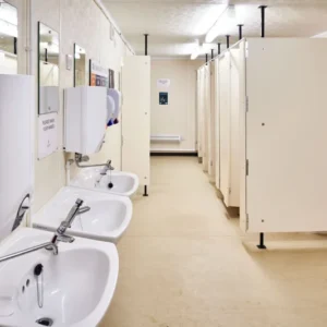 6+1 Steel Toilet Cabin for Sale | Portable Sanitary Cabin