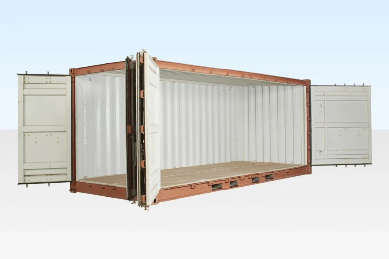 Used 20ft Open Side Shipping Container – Full Side Access - Image 3